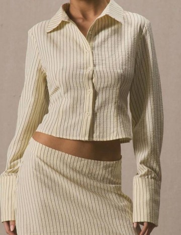 Cămașă MUSERA by Shein, galben