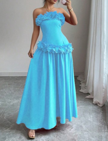 Rochie maxi Shein, albastru