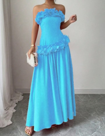 Rochie maxi Shein, albastru