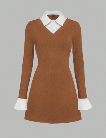 Rochie mini Shein, cărămiziu