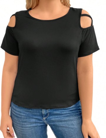 Tricou Shein Curve+, negru