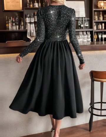 Rochie midi Shein, negru