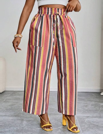 Pantaloni Shein Curve+, mix culori