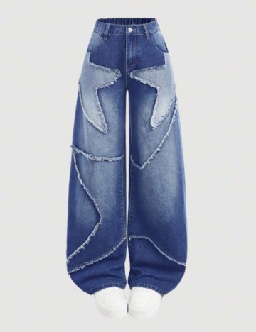 Jeans Shein, albastru