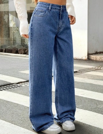 Jeans Shein, albastru