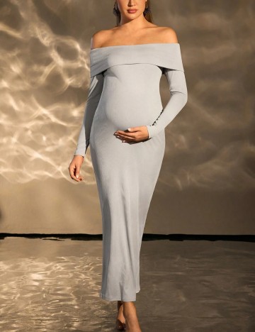 Rochie maxi Shein, gri