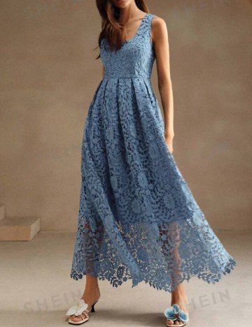 Rochie maxi Shein, albastru
