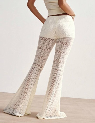 Pantaloni Shein, crem