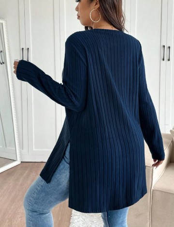 Bluză Shein Curve+, albastru