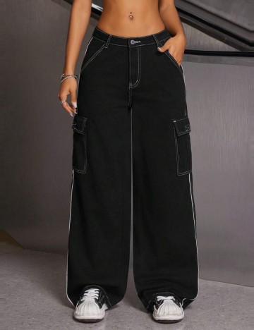 Jeans Shein, negru