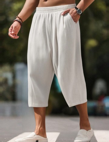 Pantaloni MANFINITY by Shein, bej