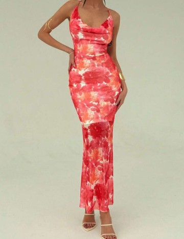 Rochie maxi Shein, mix culori