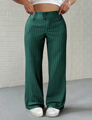 Pantaloni Shein Curve+, verde