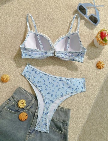 Costum de baie Shein, mix culori