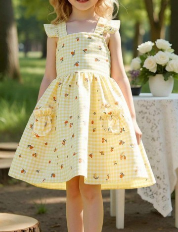 Rochie mini Shein, galben
