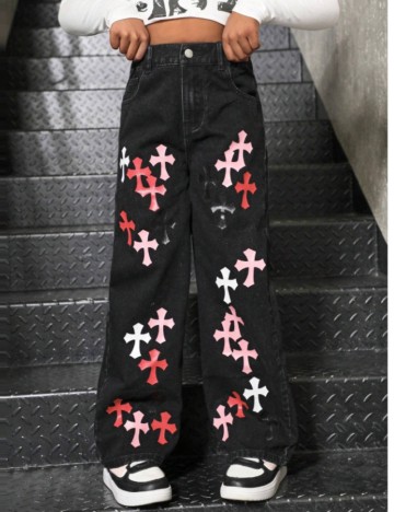 Jeans Shein, negru