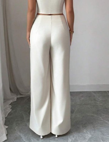 Pantaloni Shein, crem