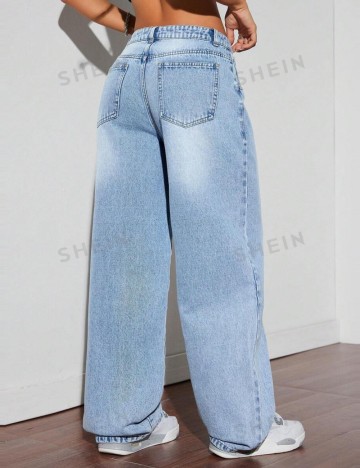 Jeans Shein, albastru