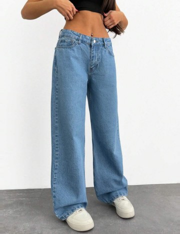 Jeans Shein, albastru