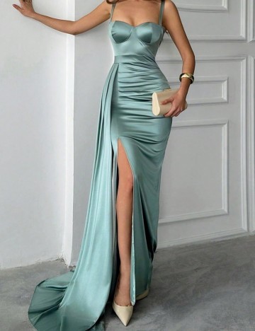 Rochie de ocazie Shein, verde