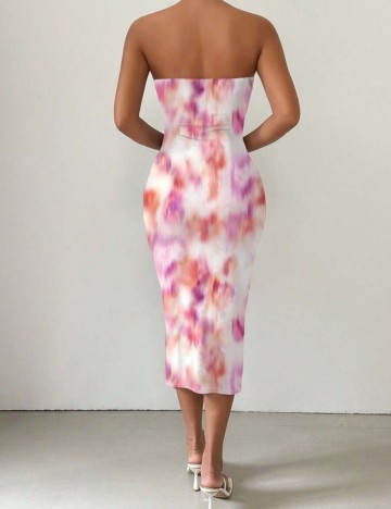 Rochie midi Shein, mix culori