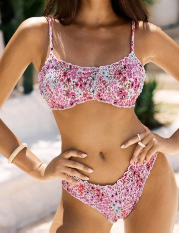 Costum de baie Shein, mix culori