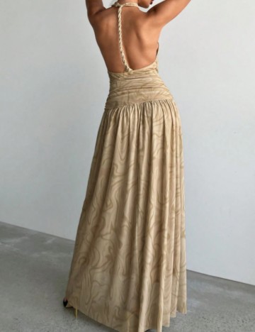Rochie maxi Shein, bej