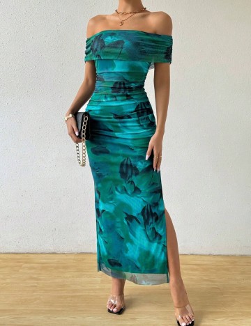Rochie maxi Shein, verde