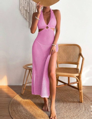 Rochie de plajă Shein, roz