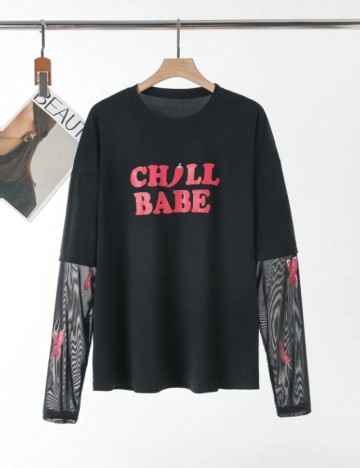 Bluză Shein Curve+, negru