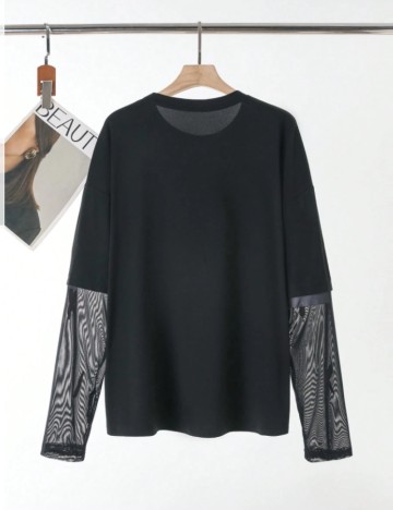 Bluză Shein Curve+, negru