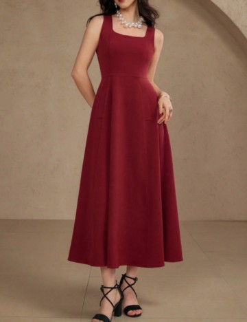 Rochie midi DAZY by Shein, vișiniu