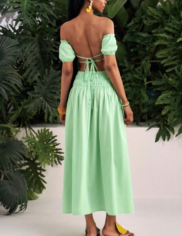 Rochie midi Shein, verde