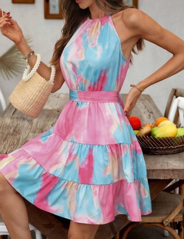 Rochie mini Shein, mix culori
