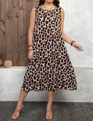 Rochie midi Emery Rose by Shein, mix culori