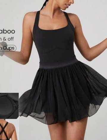 Rochie tip salopetă Shein, negru
