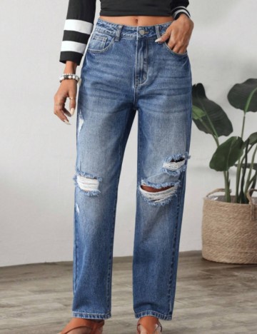 Jeans Shein, albastru