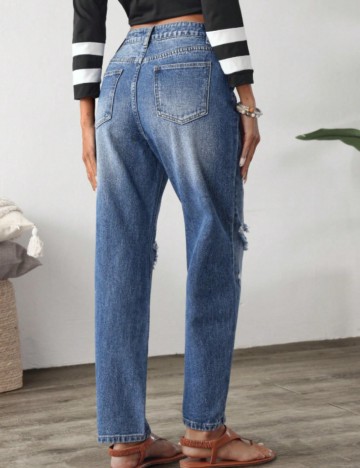 Jeans Shein, albastru