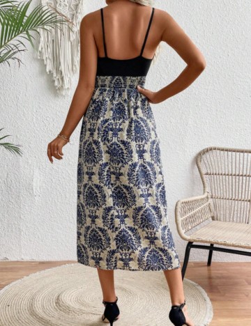 Rochie midi Shein, mix culori