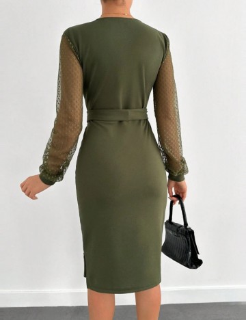 Rochie midi Shein, verde