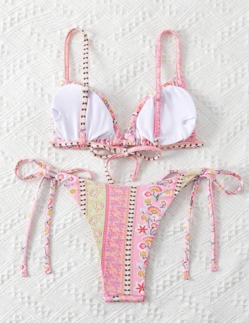 Costum de baie Shein, mix culori