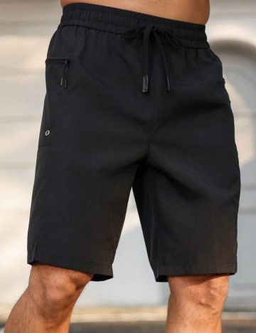 Pantaloni scurți Shein, negru