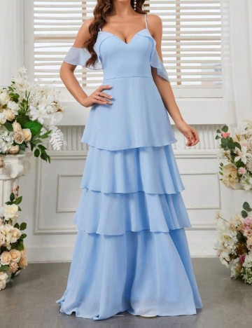 Rochie de ocazie Shein, albastru