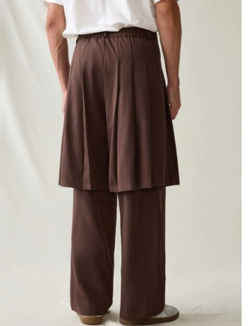 Pantaloni MANFINITY by Shein, maro