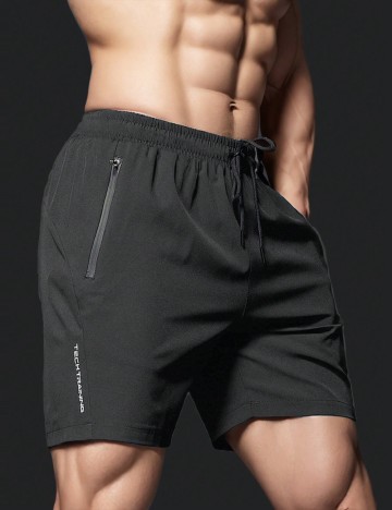 Pantaloni scurți Shein, negru