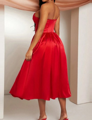 Rochie midi Shein, roșu