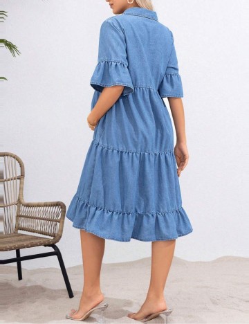 Rochie de blugi Shein, albastru