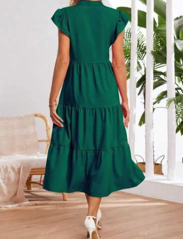 Rochie midi Shein, verde