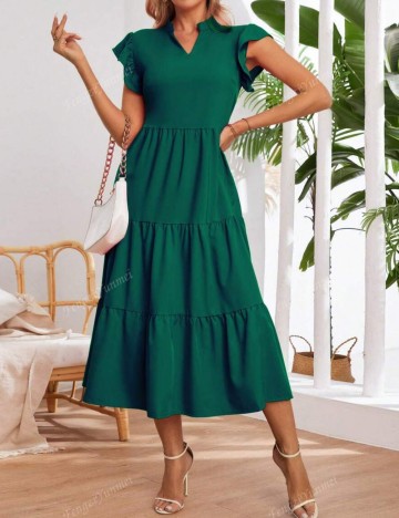 Rochie midi Shein, verde