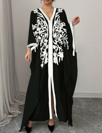 Rochie maxi Shein, mix culori
